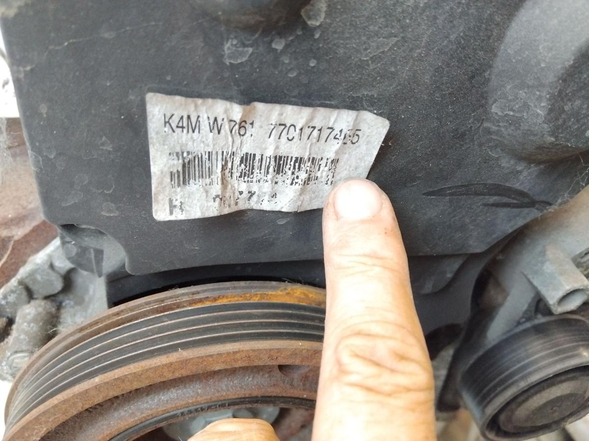 Renault Megane 2 original Motor K4M761 1,6 83KW funktionsgeprüft Bj.2004